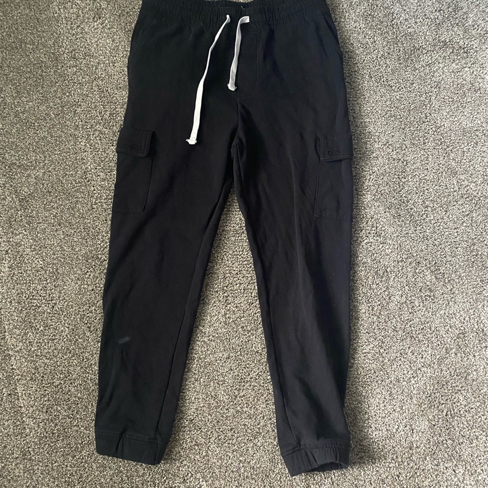 Men's Black Cargo Pants
